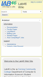 Mobile Screenshot of lab46.corning-cc.edu